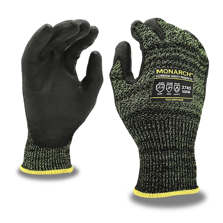 Cordova MONARCH SOFT, PU Palm, A4 Cut Gloves, L, PR 3745L